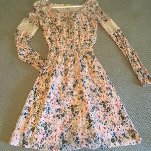 Princess by Vera Wang, pink, floral spring dress.